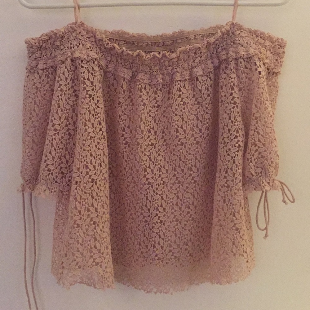 Zara Off the Shoulder Top
